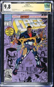 Cage #1 Signed By Mike Colter (4/92) Graded CGC x JSA 9.8