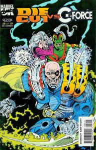 Die-Cut vs. G-Force #2 VF/NM ; Marvel UK | Foil Cover Last Issue