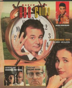ORIGINAL Vintage Mar 1994 HBO Guide Magazine Groundhog Day Bill Murray