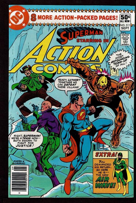 Action Comics #511 (Sep 1980, DC) VF/NM