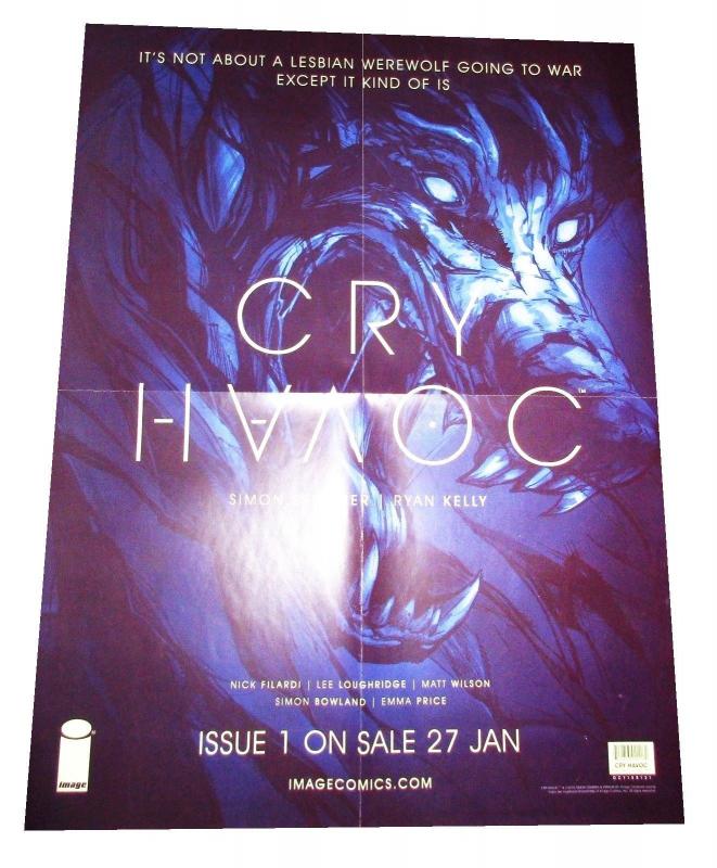 Cry Havoc Folded Promo Poster (18 x 24) - New!