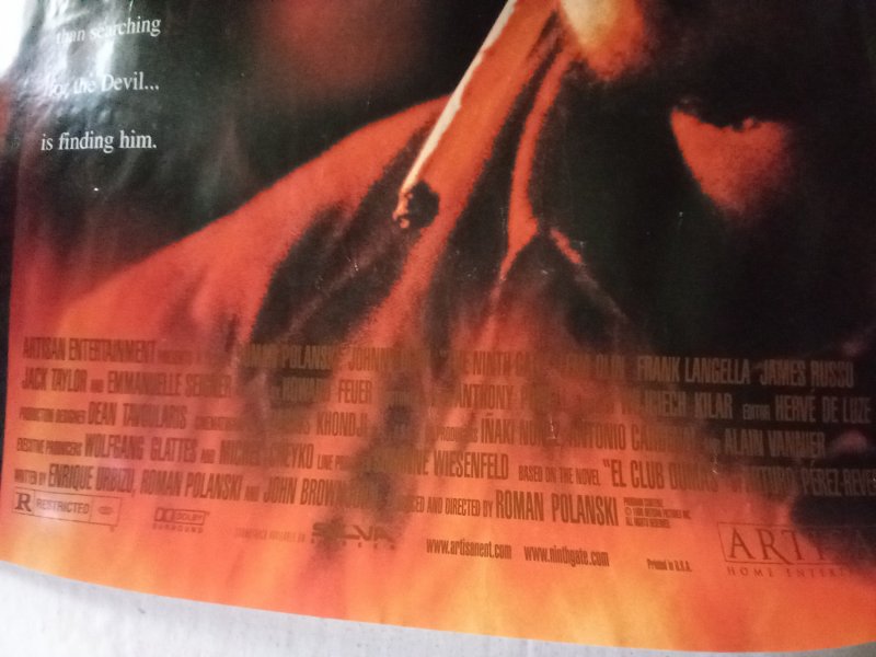 Johnny Depp: Original (1999) The Ninth Gate movie poster