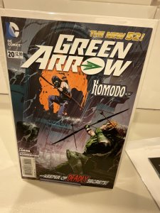 Green Arrow #20  9.0 (our highest grade)  2013  New 52! Lemire! Sorrentino!