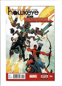 HAWKEYE VS. DEADPOOL #04 (2015) JAMES HARREN | TRADE DRESS