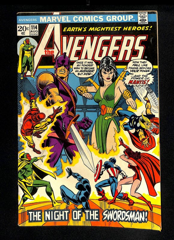 Avengers #114 Swordsman!