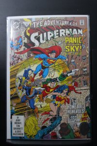 Adventures of Superman #489 Newsstand Edition (1992)
