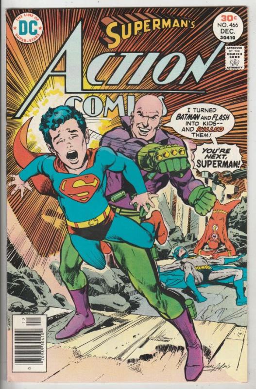 Action Comics #466 (Dec-76) NM- High-Grade Superman
