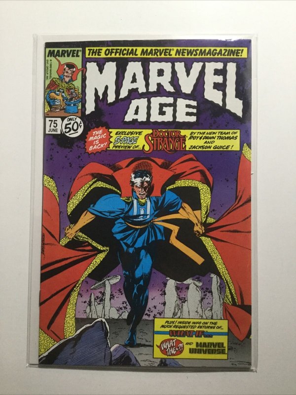 Marvel Age 75 Near Mint Nm Marvel