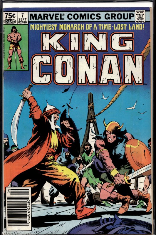 King Conan #7 Newsstand Edition (1981) Conan
