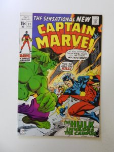 Captain Marvel #21 (1970) VF- condition