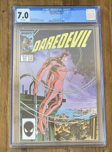 Daredevil #241 CGC 7.0 White Pages Todd McFarlane Mike Zeck 1987