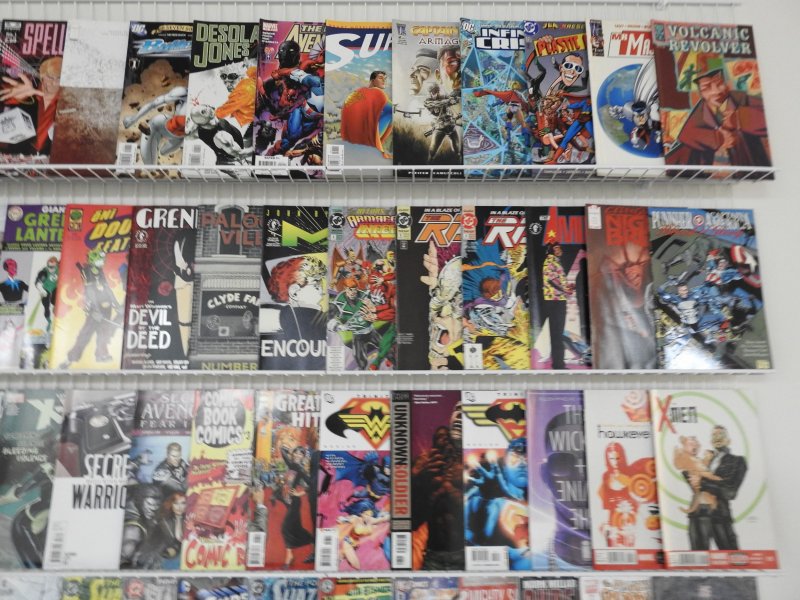 Huge Lot 150+ Comics W/ Spider-Man, Superman, Grendel+ Avg VF Condition!