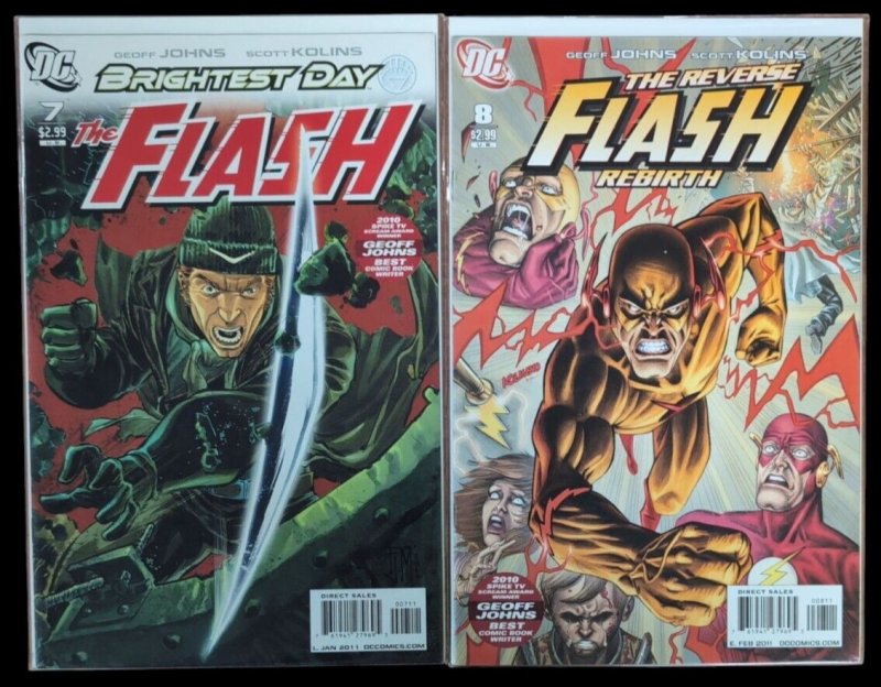 The Flash #1 2 3 4 5 6 7 8 9 10 11 12 Brightest Day Geoff Johns DC Comics