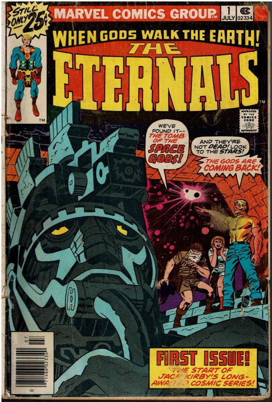 Eternals #1,  Poor Condition - See description