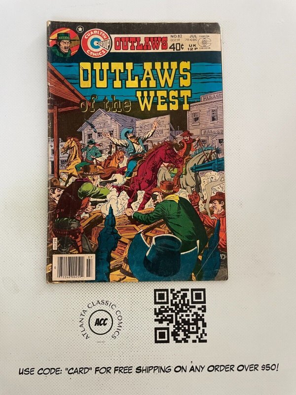 Outlaws Of The West # 82 VG/FN Charlton Comic Book Cowboy Western 16 TS2