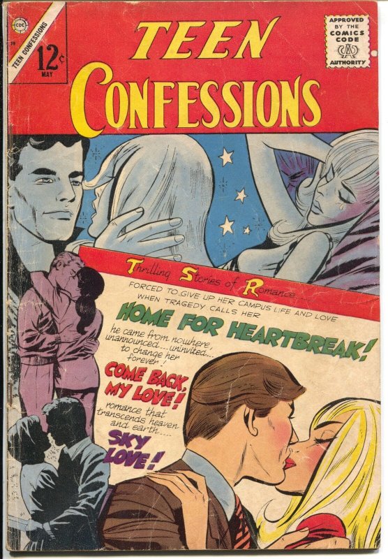 Teen Confessions #38 1966-Charlton-Beatles-Dave Clark 5-romance-VG