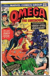Omega the Unknown #1 (1976) Omega the Unknown [Key Issue]
