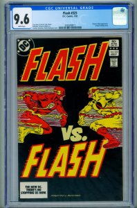 Flash #323 CGC 9.6 1983- FLASH vs. PROFESSOR ZOOM.- DC 4330290017