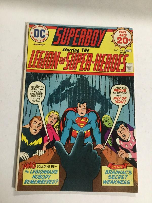 Superboy 204 Fn/Vf Fine/Very Fine 7.0 DC Comics