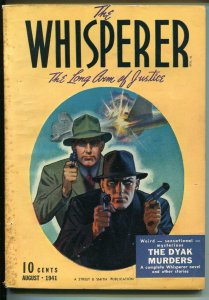 THE WHISPERER  8/1941-GUNMAN/AIR CRAFT EXPLOSION COVER-fn minus