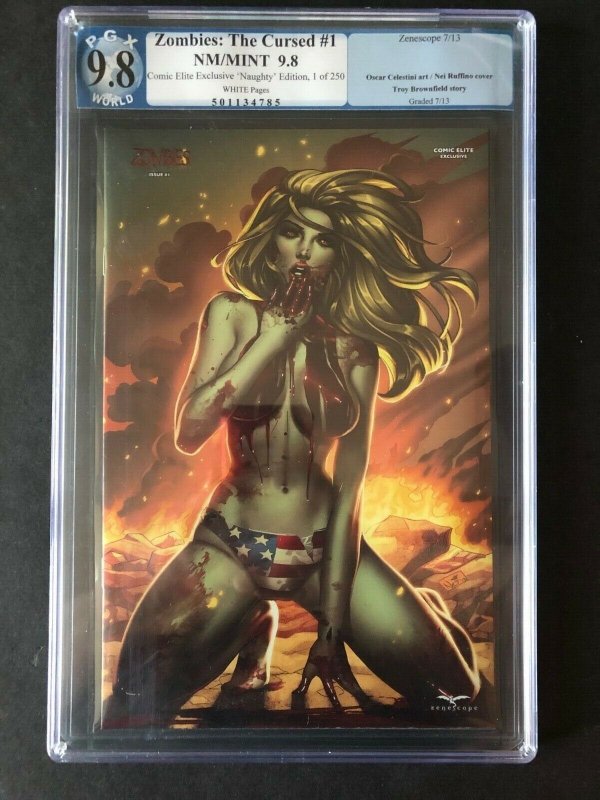 Grimm Zombies: The Cursed 1 PGX Graded & Slabbed 9.8 Nei Ruffino LE 250 NM/MT 