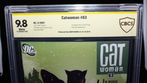 Catwoman #63 (CBCS 9.8) Signed by Adam Hughes - 2007