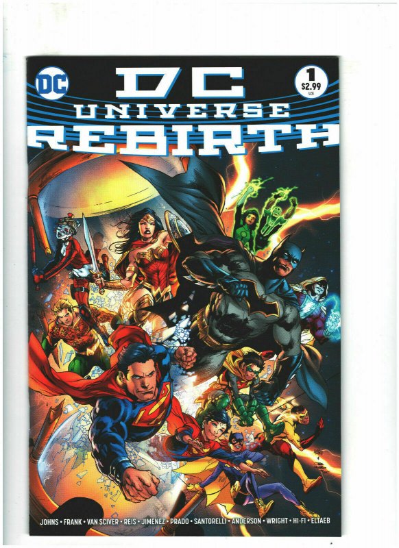 DC Universe Rebirth One-Shot NM- 9.2 1st Print Ivan Reis Variant 2016