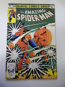 The Amazing Spider-Man #244 (1983) VG- Condition moisture stains
