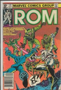 Rom #22 ORIGINAL Vintage 1981 Marvel Comics