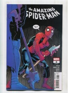 AMAZING SPIDER-MAN #8 MARVEL COMICS 2025 MAIN COVER JOHN ROMITA JR. NM