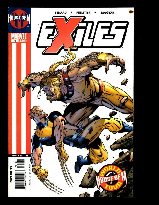 Lot Of 12 Exiles Marvel Comics # 45 46 47 48 49 53 56 57 58 70 71 72 X-Men EK10