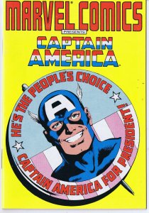 Captain America ORIGINAL Vintage 1987 Mini Comic Book  