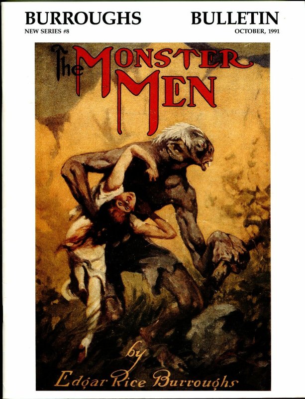 Burroughs Bulletin New Series #8 1991-ERB-Tarzan-J. A.St. John-Monster Men-VF