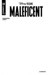 Disney Villains Maleficent #1 Cover E Blank Authentix Var