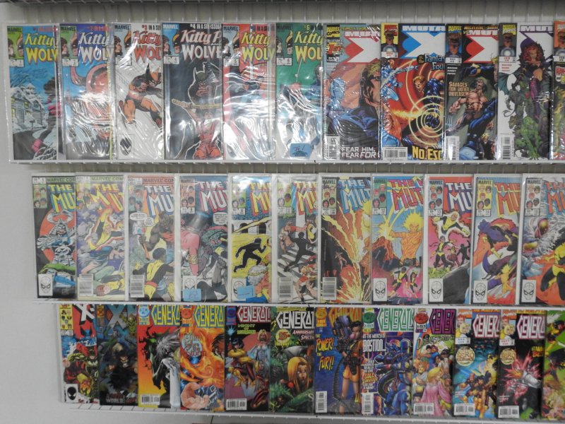 Huge Lot of 160+ Comics W/ Firestar, New Mutants, Generation X Avg. VF Condition