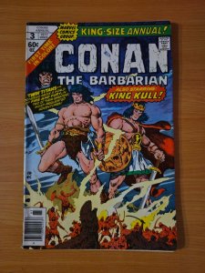 Conan The Barbarian Annual #3 ~ VF - NEAR MINT NM ~ 1977 Marvel Comics