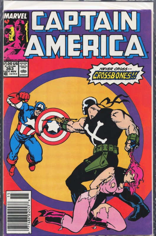 Captain America #363 (1989) Captain America