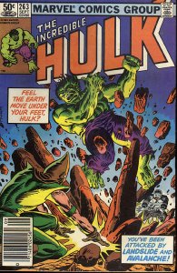 HULK  (1962 Series) (#1-6, #102-474, #600-635)(INCREDIB #263 NEWSSTAND Fine