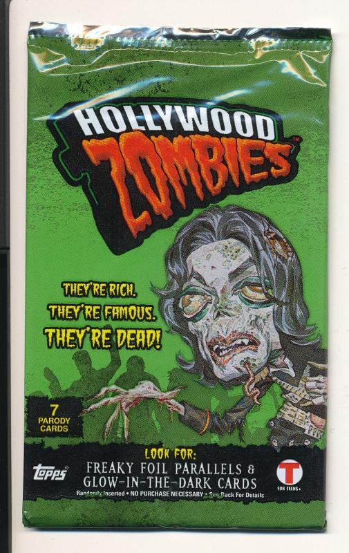 2007 Topps Hollywood Zombies Unopened Pack H8