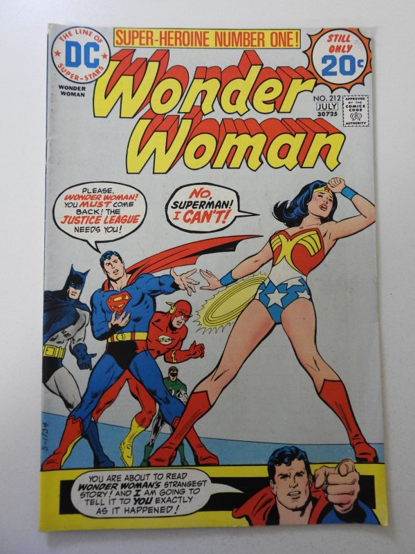 Wonder Woman #212 (1974) FN Condition!