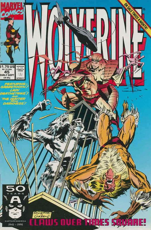 Wolverine #45 VF/NM; Marvel | save on shipping - details inside