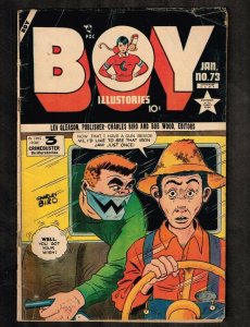 Boy Illustories #73 ~ (Frazetta AD) Nov. 1951 (VG) WH