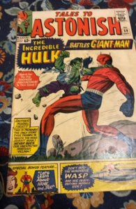 Tales to Astonish #59 (1964)incredible hulk vs giant man