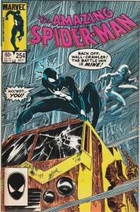 Amazing Spider-Man # 254 VF Marvel 1984 Black Suit Punisher Appearance [T7]