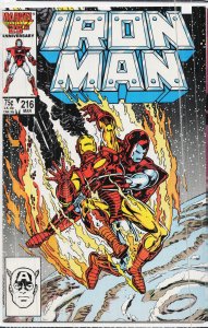 Iron Man #216 Direct Edition (1987) Iron Man