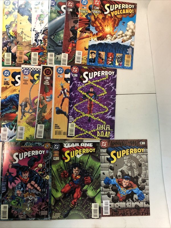 Superboy (1994) # 0-35 & Annual # 1-3 Missing # 7-13-32 (VF/NM) DC Comics