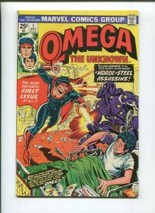 OMEGA #1 (7.5) STEEL ASSASSINS! 1976