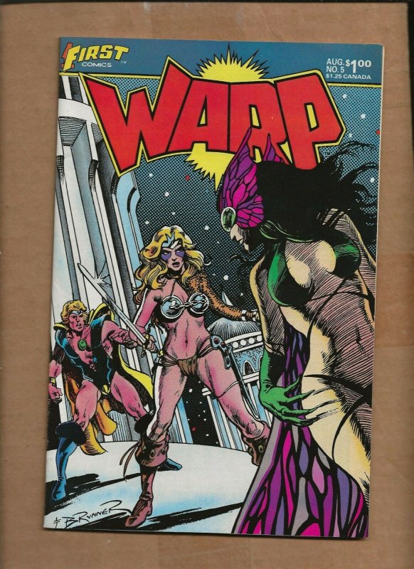 WARP #5 1ST GRIMJACK  FIRST COMICS 