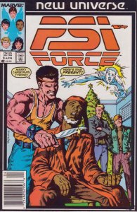 Psi-Force #6 (Newsstand) FN ; Marvel | New Universe