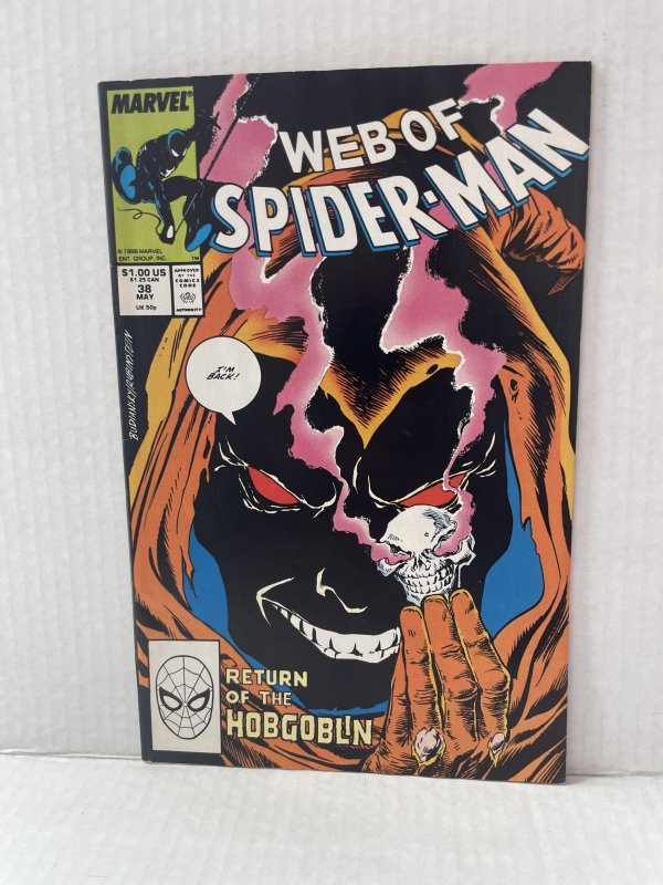 Web of Spider-Man #38 Direct Edition (1988)